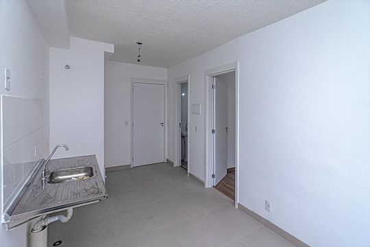 sala e cozinha compartilhadas_4 de apartamento à venda com 1 quarto, 25m² em Sacoma, São Paulo