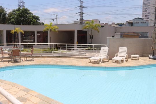Área comum - Piscina de apartamento para alugar com 2 quartos, 64m² em Centro, São Caetano do Sul