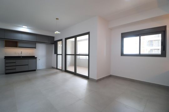 Sala de apartamento para alugar com 2 quartos, 96m² em Gávea, Uberlândia