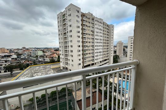 Varanda da Sala de apartamento à venda com 2 quartos, 51m² em Del Castilho, Rio de Janeiro