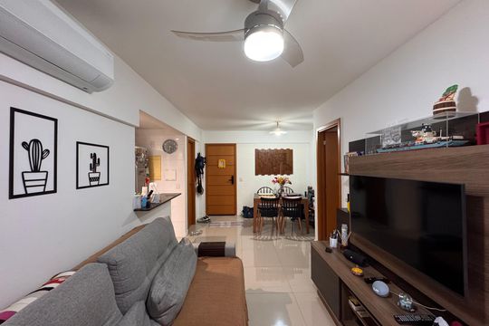 Sala de apartamento para alugar com 1 quarto, 80m² em Recreio dos Bandeirantes, Rio de Janeiro