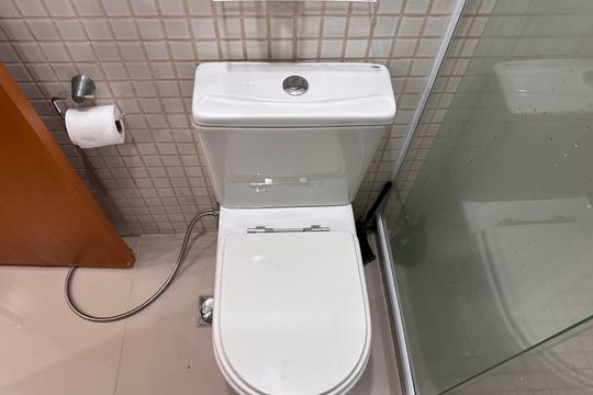 Suíte - Banheiro de apartamento para alugar com 1 quarto, 80m² em Recreio dos Bandeirantes, Rio de Janeiro