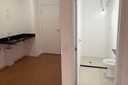 Cozinha de kitnet/studio para alugar com 1 quarto, 26m² em Vila Clementino, São Paulo