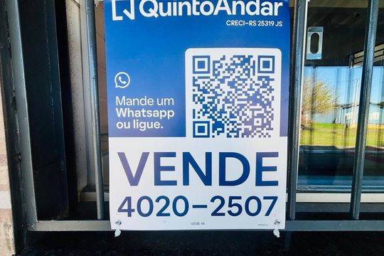 Placa instalada em 07/07/2026 com o código VZOE-16 de casa à venda com 2 quartos, 200m² em Santo Afonso, Novo Hamburgo