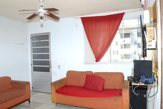 Sala de apartamento para alugar com 2 quartos, 60m² em Acaiaca, Belo Horizonte