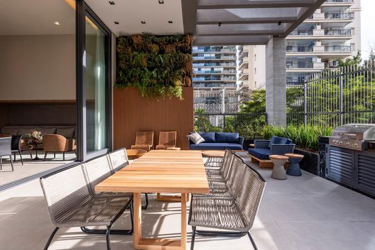 Área externa de apartamento à venda com 3 quartos, 94m² em Pinheiros, São Paulo