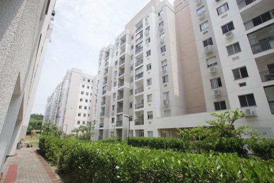 Fachada do Bloco de apartamento à venda com 2 quartos, 54m² em Anil, Rio de Janeiro