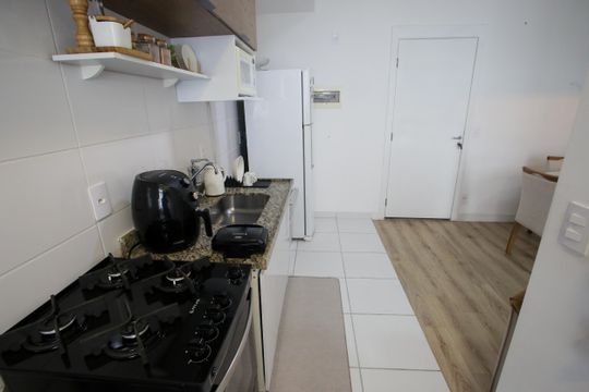 Cozinha de apartamento à venda com 2 quartos, 54m² em Anil, Rio de Janeiro