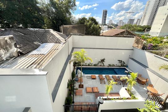 Vista da Varanda de kitnet/studio à venda com 1 quarto, 19m² em Vila Clementino, São Paulo