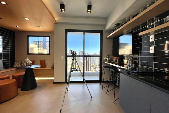 Área comum  de kitnet/studio à venda com 1 quarto, 19m² em Vila Clementino, São Paulo