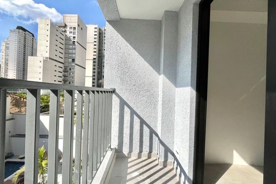 Varanda de kitnet/studio à venda com 1 quarto, 19m² em Vila Clementino, São Paulo