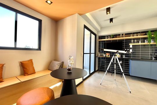 Área comum de kitnet/studio à venda com 1 quarto, 19m² em Vila Clementino, São Paulo