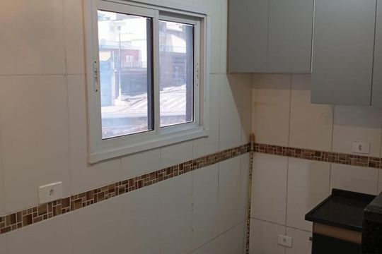 Cozinha de apartamento à venda com 2 quartos, 90m² em Vila Vitória, Santo André