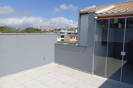 Área externa de apartamento à venda com 2 quartos, 90m² em Vila Vitória, Santo André