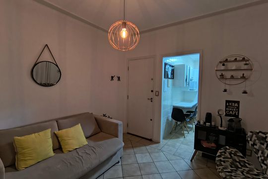 Sala de apartamento para alugar com 1 quarto, 77m² em Vila Seixas, Ribeirão Preto