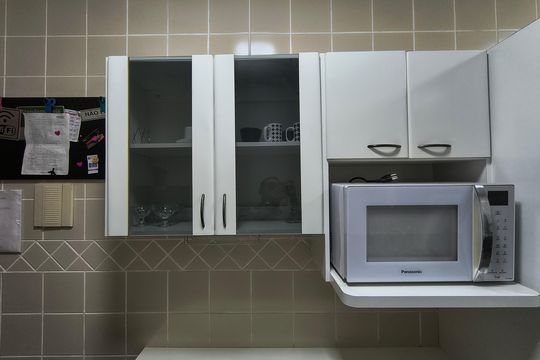 Cozinha de apartamento para alugar com 1 quarto, 77m² em Vila Seixas, Ribeirão Preto