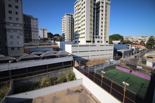 Vista Varanda da Sala de apartamento à venda com 2 quartos, 55m² em Novo das Indústrias, Belo Horizonte