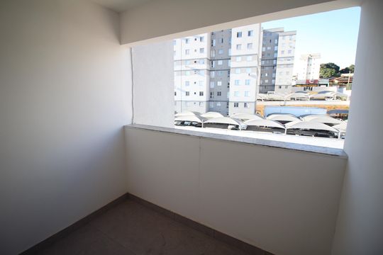 Varanda da Sala de apartamento à venda com 2 quartos, 55m² em Novo das Indústrias, Belo Horizonte