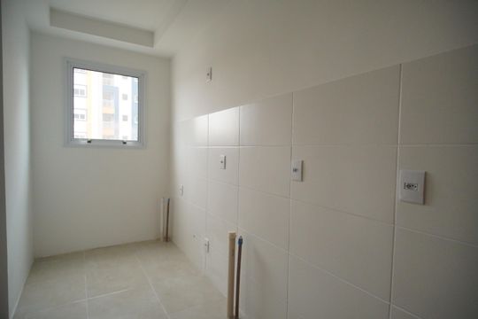 Cozinha de apartamento para alugar com 2 quartos, 46m² em São Jorge, Novo Hamburgo