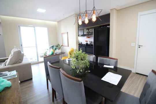 Sala de apartamento à venda com 2 quartos, 72m² em Vila Yara, Osasco