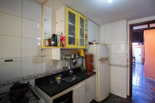 Cozinha de casa à venda com 2 quartos, 95m² em Santa Branca, Belo Horizonte