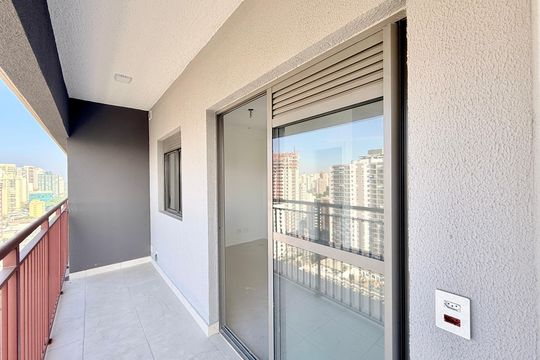 Sacada de kitnet/studio à venda com 1 quarto, 28m² em Brooklin, São Paulo