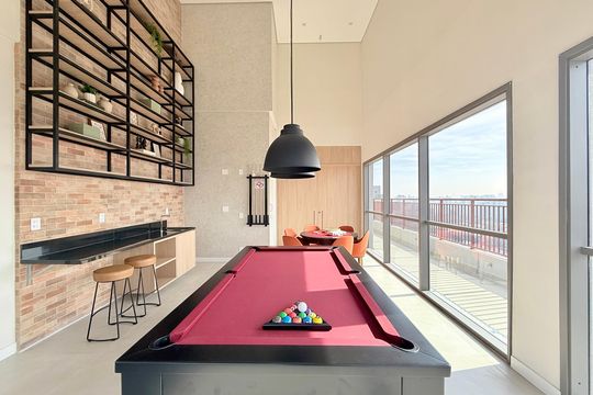 Salão de Jogos de apartamento à venda com 1 quarto, 33m² em Brooklin, São Paulo