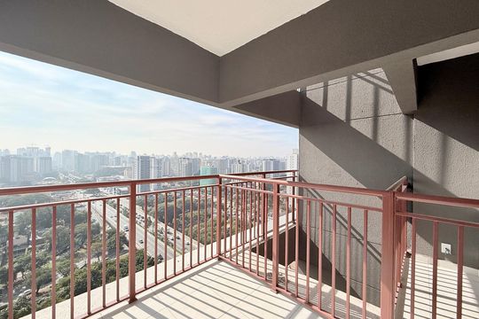 Sacada   de apartamento à venda com 2 quartos, 41m² em Brooklin, São Paulo