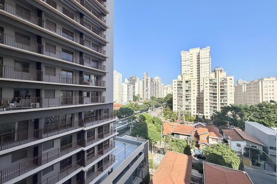 Vista de apartamento à venda com 2 quartos, 41m² em Brooklin, São Paulo