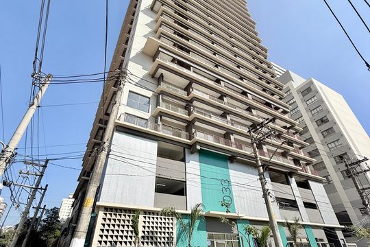 Fachada  de apartamento à venda com 1 quarto, 33m² em Brooklin, São Paulo