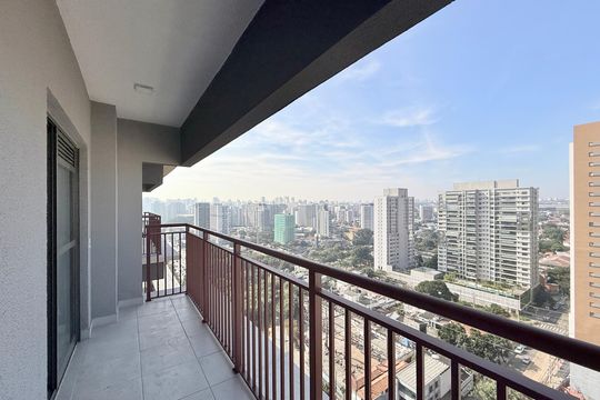 Sacada de kitnet/studio à venda com 1 quarto, 28m² em Brooklin, São Paulo