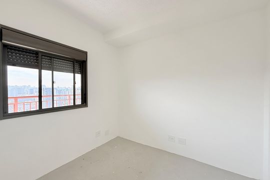 Quarto de apartamento à venda com 1 quarto, 33m² em Brooklin, São Paulo