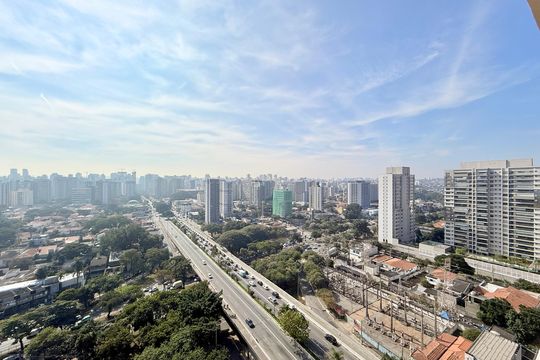 Vista de apartamento à venda com 1 quarto, 33m² em Brooklin, São Paulo
