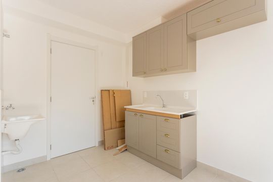 Cozinha de apartamento para alugar com 2 quartos, 34m² em Socorro, São Paulo