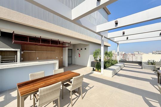 Churrasqueira de apartamento à venda com 2 quartos, 44m² em Brooklin, São Paulo