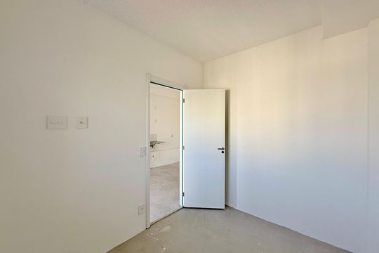 Quarto de apartamento à venda com 1 quarto, 33m² em Brooklin, São Paulo