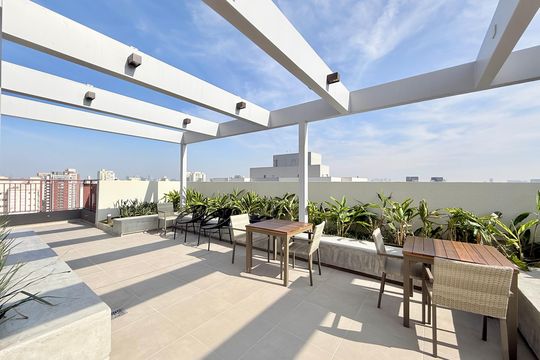 Churrasqueira de apartamento à venda com 1 quarto, 33m² em Brooklin, São Paulo
