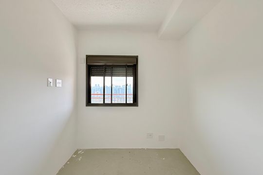 Quarto de apartamento à venda com 1 quarto, 33m² em Brooklin, São Paulo
