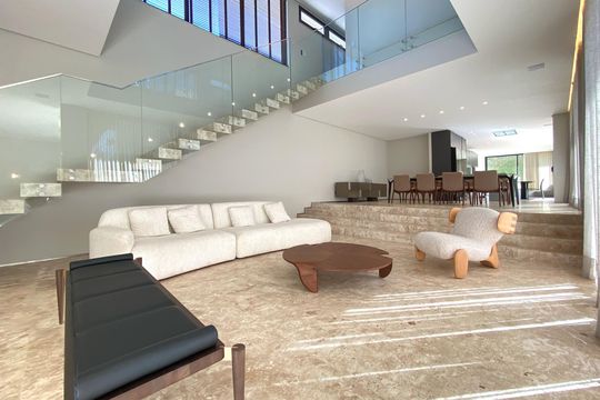 Sala de casa de condomínio à venda com 5 quartos, 564m² em Alphaville Nova Lima, Nova Lima