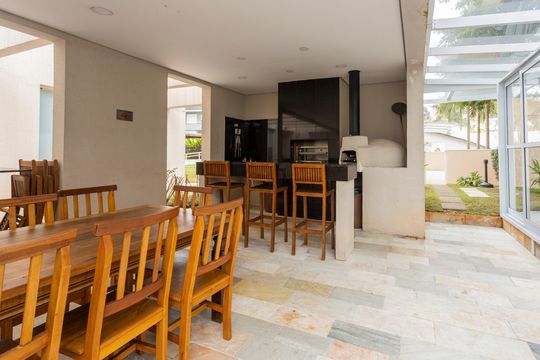 Área comum - Churrasqueira de apartamento à venda com 3 quartos, 107m² em Jardim Taquaral, São Paulo