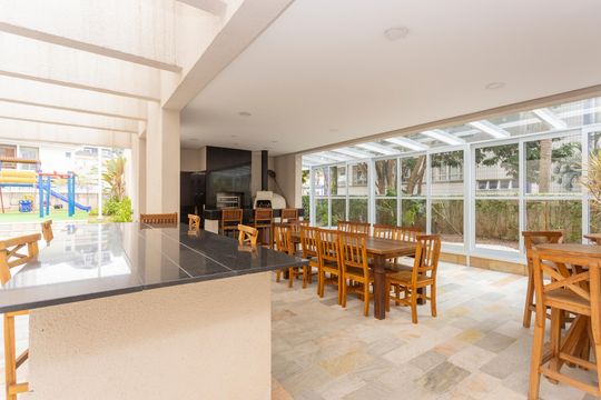 Área comum - Churrasqueira de apartamento à venda com 3 quartos, 107m² em Jardim Taquaral, São Paulo