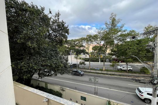 Vista da varanda da suíte de apartamento à venda com 3 quartos, 78m² em Jaguaré, São Paulo