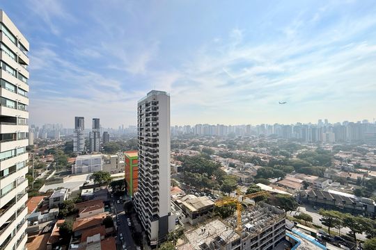 Vista Quarto de apartamento à venda com 1 quarto, 41m² em Brooklin, São Paulo