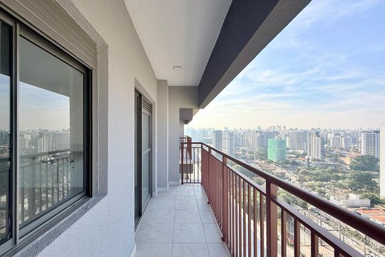 Sacada de kitnet/studio à venda com 1 quarto, 28m² em Brooklin, São Paulo