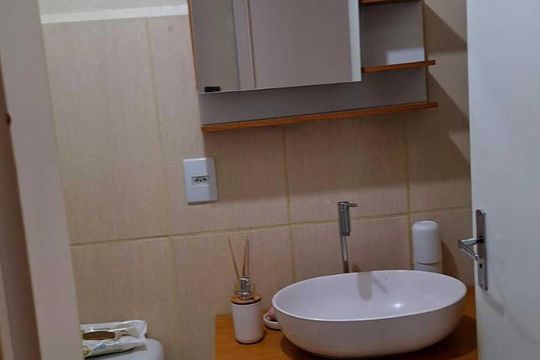 Banheiro de apartamento à venda com 3 quartos, 78m² em Canudos, Novo Hamburgo