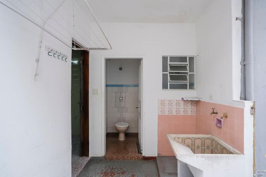 Área de serviço de casa para alugar com 2 quartos, 150m² em Santa Paula, São Caetano do Sul