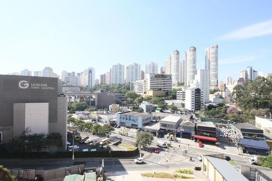 Vista  de kitnet/studio à venda com 1 quarto, 17m² em Vila Andrade, São Paulo