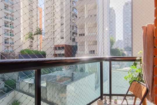 Varanda da Suíte de apartamento à venda com 2 quartos, 69m² em Vila Mariana, São Paulo
