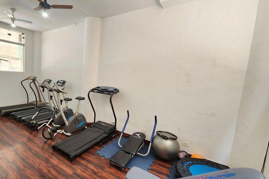 Área comum - Academia de apartamento para alugar com 1 quarto, 39m² em José Menino, Santos