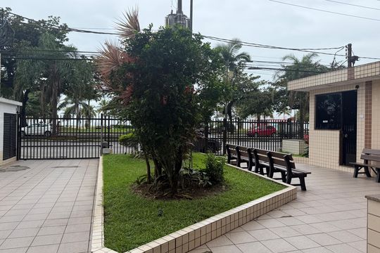 Área comum de apartamento para alugar com 1 quarto, 39m² em José Menino, Santos